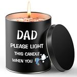 Christmas Candles Gifts for Dad from Daughter Son, Funny Scented Candles Dad Christmas Gifts for Dad Men Grandpa,Fathers Day Presents for Dad on Christmas Birthday Fathers Day