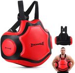 Professional Boxing Body Protector, Coach’s Boxing Vest, Fight Sports Heavy Hitter Boxing Body Pad, Taekwondo Chest Target, Leather Body Protector for Boxing, MMA, Kickboxing, Muay Thai