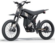 Riding'times GT73 Pro Electric Dirt Bike for Adults Teens 3000W, Max 50 MPH & 85 Mile Long Range, 60V 36AH Dual Battery Ebike, Electric Dirtbike with 25" Motorcycle Tires, Dual Hydraulic Brakes