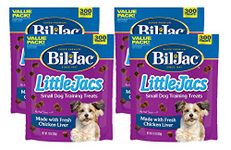 Bil-Jac Little Jacs Small Dog Treat - Chicken Liver - 10 Oz (Pack Of 4)