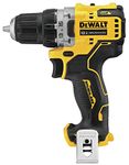 DEWALT 12V MAX XTREME Compact Drill/Driver, Brushless, 2 Speed , 15 Clutch Settings (DCD701B) (Tool Only)