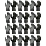 Showa 12 Pack - Atlas 370BLK Nitrile Tough Gloves - Medium
