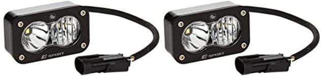 Baja Designs, 547803, LED Light, S2 Sport, Black, Driving/Combo, Pair