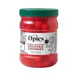 Opies Stemmed Maraschino Cocktail Cherries 1.15 kg – Premium Bright Red Cocktail & Garnish Cherries in Flavoured Maraschino Syrup