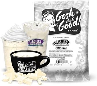 Gosh That’s Good! White Velvet Chocolate Flavor – 3 lb – Barista-Style, Lactose-Free