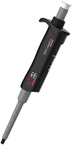 PER4MANCE Pipette - 20~200µL Adjustable Single Channel Pipette, ISO Calibrated Low Plunger-Force Ergonomic Micropipette with Autoclavable Lower and Universal Tip Cone, Ultra-Light Precise Pipettor