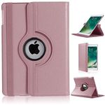 DN-Technology iPad 2/3/4 Case, Auto Sleep/Wake-Corner Protection-360 Rotating Leather Wallet Multi Angle Viewing Stand Slim Fit Smart Folio -2nd/3rd/4th Generation iPad Case-iPad 2/3/4 Cover