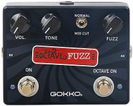 GOKKO GK-31 Fuzz Guitar Pedal, Octave Fuzz Overdrive Guitar Effects Pedal for Electric Guitar