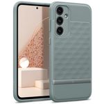 Caseology Parallax for Samsung Galaxy S23 FE Case [3D Hexa Cube Design] [Military Grade Drop Protection] Phone Cover for Samsung Galaxy S23 FE 5G - Sage Green