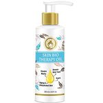 Mom & World Skin Bio Therapy Oil For Stretch Marks, Scars & Skin Toning - 200ml (With USDA Organic Argan Oil, Cocoa Butter)