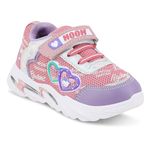 HOOH Premium Comfortable Breathable Shoes for Girls, Versatile, Classy Touch (Purple, 3 Years)