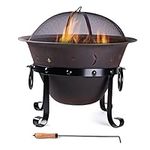 Wostore Outdoor Fire Pit, 29 Inch L