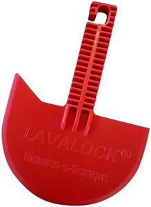 LavaLock Smok-n-Scrape Grill and Smoker Scraper, Residue Remover Cleaning Tool for Weber Kettle, Weber Smokey Mountain, UDS, WSM (Red Smoke-n-Scrape)