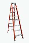 LITE 8' Fiberglass Step Ladder (w/Megastep), 300-Pound Capacity, Type IA, LP-3011-08