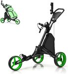 SPOTRAVEL 3 Wheel Golf Push Pull Ca