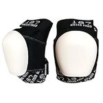 187 Killer Pro Knee Pads White Cap - White/Black - Large