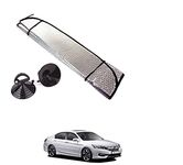 Auto Addict Car Sunshades Aluminium Foil Foldable Windshield (Front Window,Rear Window,1 pc) Sunshade for Honda Accord