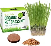 Cat Grass Growing Kit -Organic Seed, Soil and BPA Free containers (Non GMO). All of Our Seed is Locally sourced!