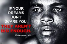 Muhammad Ali Poster Quote Boxing Black History Month Posters Sports Quotes Decorations Growth Mindset Décor Learning Classroom Teachers Decoration Educational Teaching Supplies Black Wall Art P047