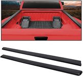 G-PLUS Truck Bed Cap Molding Rail Cover Compatible with Chevy Silverado/GMC Sierra 1999-2006 6.5Ft Bed Rail Caps Panel Top Protector Black 2Pcs