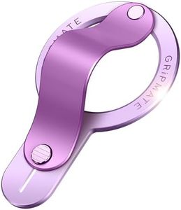 GripMate for MagSafe Phone Grip for iPhone - Magnetic Phone Ring Holder Detachable for iPhone 16 - Comfortable Finger Phone Ring Grip for Apple 15/14/13/12,Purple