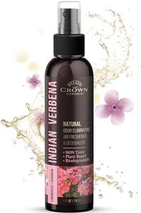 Natural Air Freshener Spray—Geranium & Lemongrass Odor Eliminator—Non-Toxic Essential Oil Deodorizer Spray for Home,Toilet,Room,Lounge,Laundry,Cabinet,Fabric;Safe for Kids & Pets—1 PK- 4 Oz