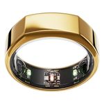 Oura Gen3 Heritage Smart Ring - Size 13, Gold | Sleep, Heart Rate and Fitness Tracking Wearable - Up to 7 Day Battery Life - iOS/Android Compatible - Size First with Oura Sizing Kit