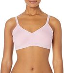 Warner's womens Easy Does It Underarm Smoothing With Seamless Stretch Wireless Lightly Lined Comfort Rm3911a Bra, Fragrant Lilac, Large US