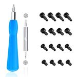 Ring Doorbell Screwdriver Replacement with 16 Pcs of Screws, for Battery Change, Fit Video Doorbell, Video Doorbell 2 and Pro and Elite