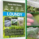 BEAUGIREW Garden Netting Mesh 10 x 33 feet Insect Protection Net Plant Cover Bug Net for Anti Mosquito Fine Pest Barrier Birds Net for Vegetable Plants Fruits Flowers 3 x 10m (10 x 33 ft)