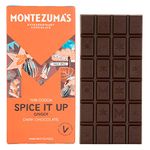 Montezuma's Spice It Up, 70% Cocoa, Dark Chocolate With Ginger, Gluten Free & Naturally Vegan, 90g Bar