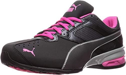 PUMA Womens Tazon 6 Cross Trainer, PUMA Womens Black-PUMA Womens Silver-Beetroot Purple, 7