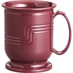 Cambro MDSM8487 Meal Delivery 8 Ounce Mug Cranberry Case qty 48