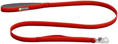 Ruffwear, Front Range Dog Leash, 5 ft Lead with Padded Handle for Everyday Walking, Red Canyon