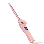 Thin Curling Wand, 9mm Mini Curling Iron for Long & Short Hair, Small Curling Iron Ceramic Barrel hair curler with Adjustable Temperature,