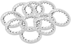 Internal Tooth Star Lock Washers,304 Stainless Steel Tooth Star Lock Washers,TTZEZE Tooth Locking Ring Washers,Wave Spring Multi-Tooth Star Lock Washers Assortment M22 Internal 30PCS