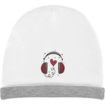 'Heart Headphones' Kids Slouch Hat 