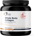 Designs for Health Whole Body Collagen Powder - Hydrolyzed Collagen Peptides Powder for Skin, Joint + Bone Health - Fortigel, Fortibone & Verisol Collagen for Women & Men, Unflavored (30 Servings)