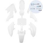 CLEO Plastic Fender Fairing Body Work Kit Set，Plastic Body Fender Kit 7 piece for CRF50 Chinese Mini Dirt Bikes