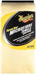Meguiar's X2035EU Toallas de Microfibra, Pack de 6, Amarillo