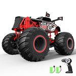 tech rc Remote Control RC Car 2.4Ghz Monster Truck 50+ min Play Time 15 km/h High Speed RC Car for Kids, 1:14 Scale Big Wheel All-Terrain Off-Road Vehicle Great Gift Choice for Boys