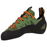 La Sportiva Men's Tarantulace Rock Climbing Shoe, Olive/Tiger, 12.5 (46)