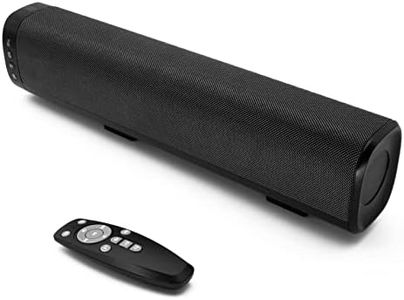 Sound Bar,Sound Bars for TV, Mini Soundbar, Bluetooth Sound Bar, Deep Bass, Built in DSP, Multi-Connection, 3 EQ Modes, 3D Surround Sound for Home Theater