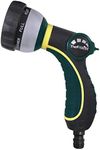TheFitLife Garden Hosepipes Nozzle Spray - Water Nozzle with 8 Adjustable Watering Patterns, Slip and Impact Resistant for Watering Plants, Pets Bathing and Car Washing… (Green)