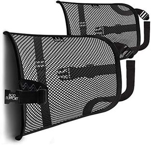 BOD Lumbar Mesh Back Support - Bring Comfort to an Office Chair, Car, and Truck Seat for Lower Back Pain Relief Behind Your Desk for All Day Pillow Like Comfort