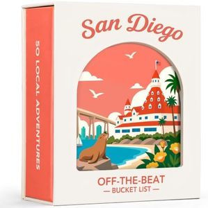 San Diego Adventure Bucket List Cards, 50 Scratch-Off Cards