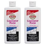 Hope's Premium Home Care Countertop Restoration Polish and Protector Granite, Marble, Concrete, 8 Ounce, Two Pack, 2 Pack