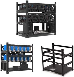 XIANXIAN Mining Rig Frame 12 GPU, Open Air Mining Rig Frame Mining Case Rack Motherboard Bracket Computer Case Support to Dual