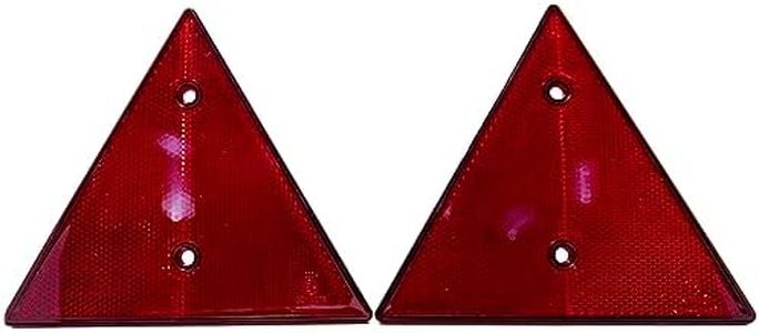 MIRKALA | Catadioptrico Homologado para Remolque, Caravana, Reflectantes Remolque, Triangulos Reflectantes Remolque, Triángulos para Remolque Coche, Catadioptrico para Remolque Moto homologado, 2 Ud