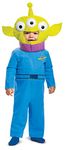 Disguise Baby Boy's Disney Pixar Toy Store and Beyond Alien Classic Costume, Blue/Green, 12-18 Months